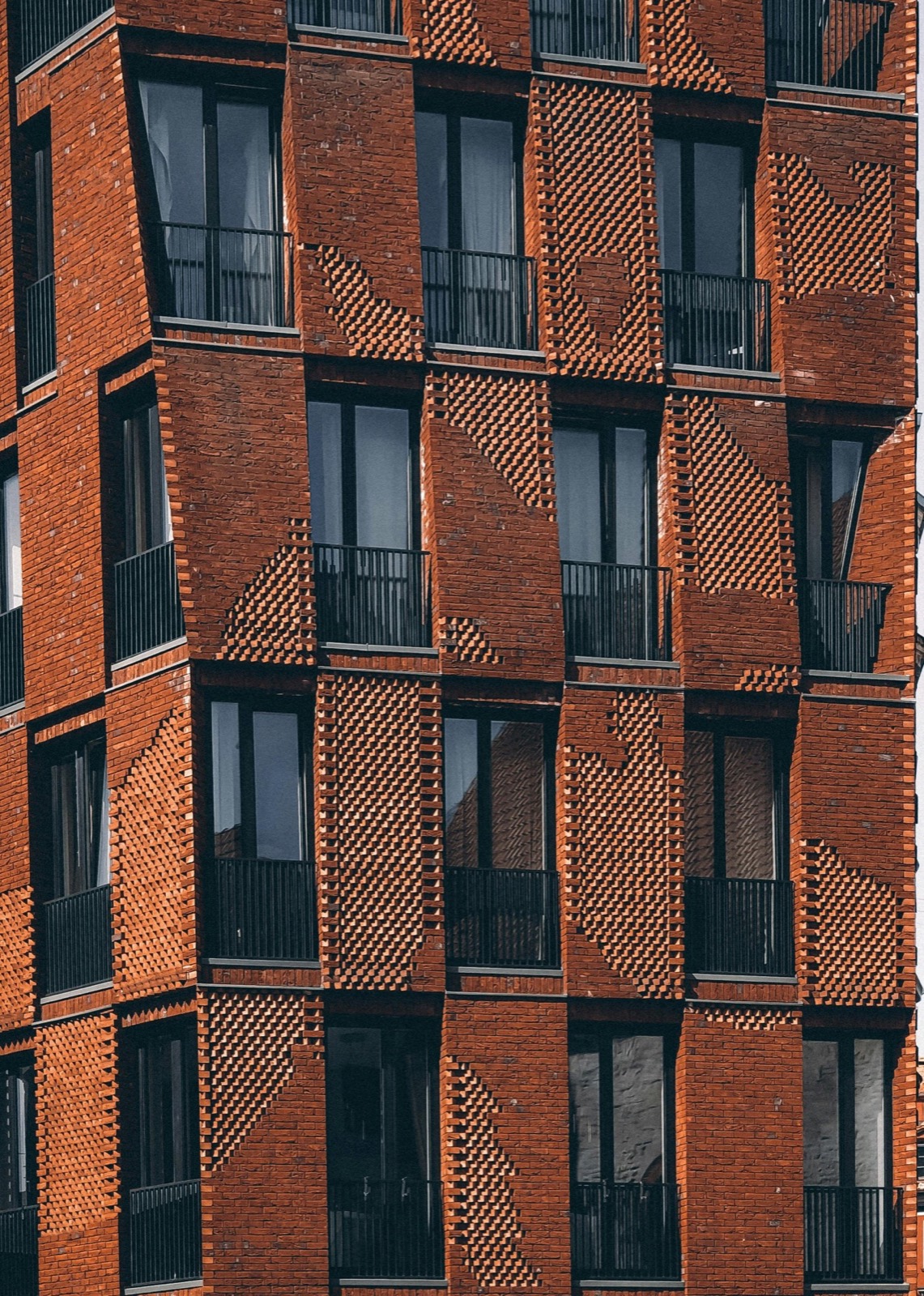 Architectonisch detail van een commercieel gebouw in Lochem.